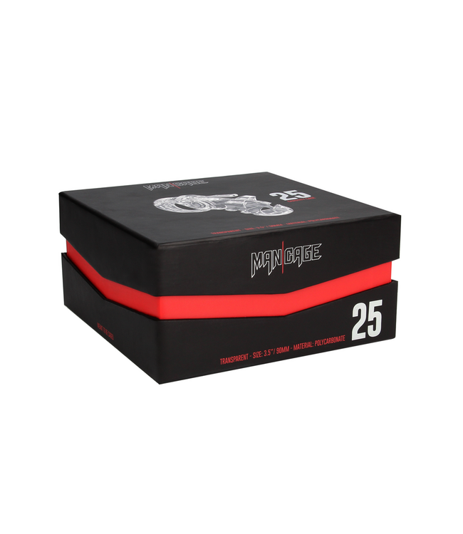 ManCage Man|Cage Polycarbonaat Transparante Kuisheidskooi 9 Cm Duurzaam Comfort