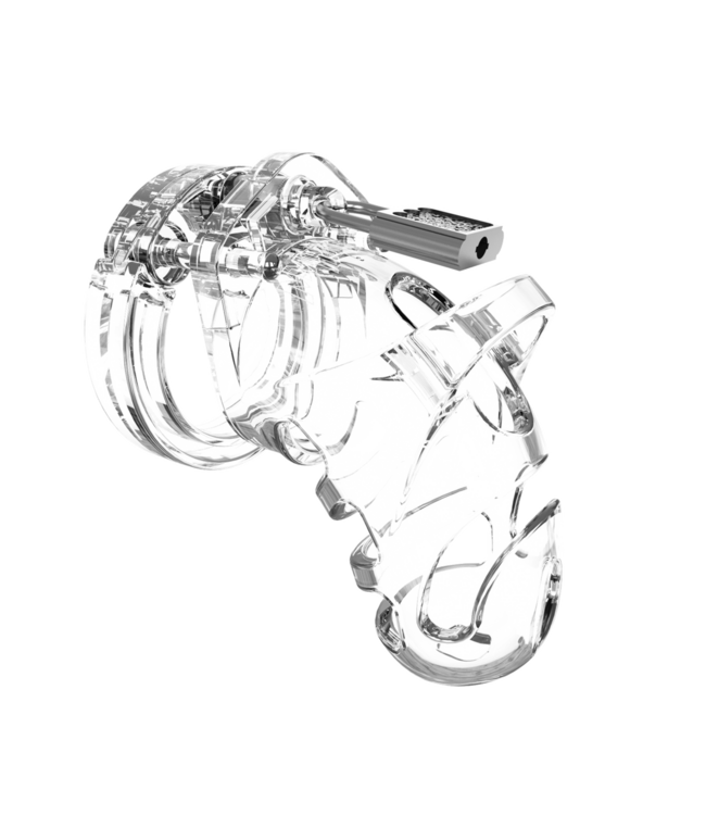 ManCage Model 25 Transparent Chastity Cage - Durable, Comfortable Control