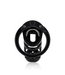 ManCage Model 25 Black Chastity Cage - Comfort & Control for BDSM Play