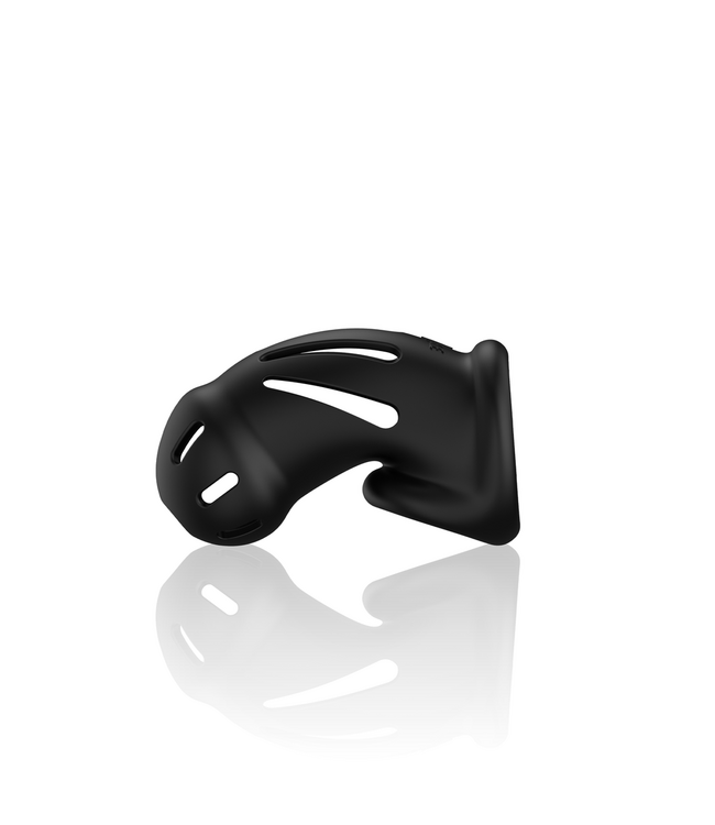 ManCage ManCage Model 27 Flexibele Zwarte Siliconen Kuisheidskooi Voor Comfortabel Draagplezier