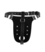 Ouch! PU Leren Kuisheidsgordel Met 3 Verstelbare Riemen Zwart | Veilig Bdsm Gear