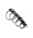 XR Brands Gates of Hell 5-Ring Chastity Device - Ultimate Pleasure & Control