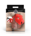 XR Brands Bull Chastity Cage Rood Met Stierenkop En 4 Ringen Voor Comfortabele Pasvorm