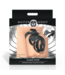 XR Brands Hard Stop Double Ring Chastity Cage - Sturdy, Safe, Beginner-Friendly
