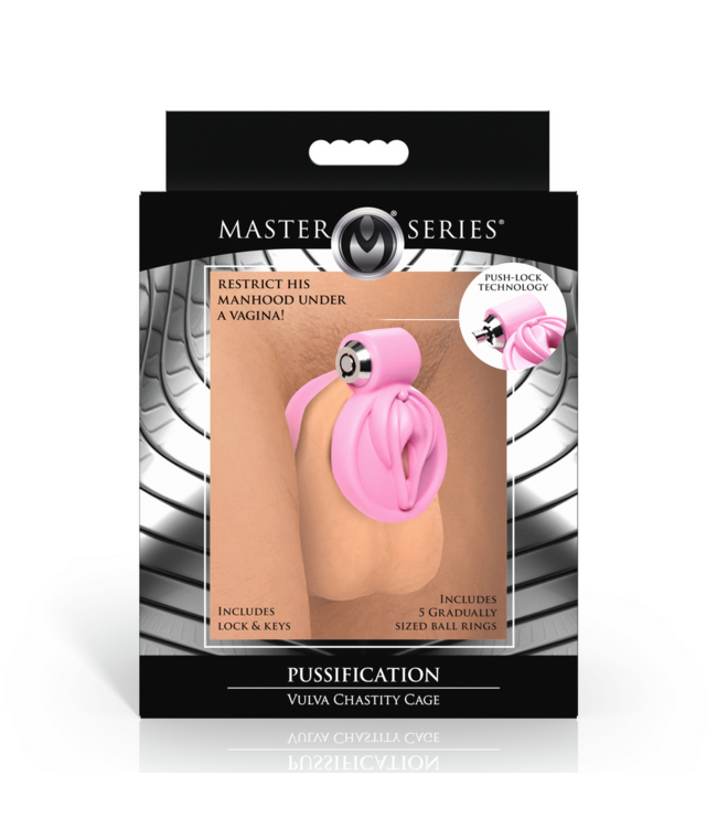 XR Brands Vulva Kaste Roze Met Sensuele Transformatie En Discrete Pussification Vorm