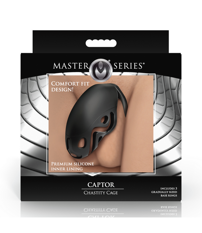 XR Brands Kinky Cage Black: Ultimate Comfort & Safety Chastity Cage for Men