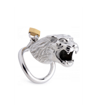 XR Brands Kinky Tiger Steel Chastity Cage – Ultimate Control & Feline Fantasy