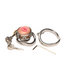 XR Brands Metal Chastity Cage Met Siliconen Poes Eindkap – Comfort & Controle