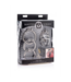 XR Brands Deluxe Lockable Stainless Steel Chastity Cage with O-Ring Comfort Set