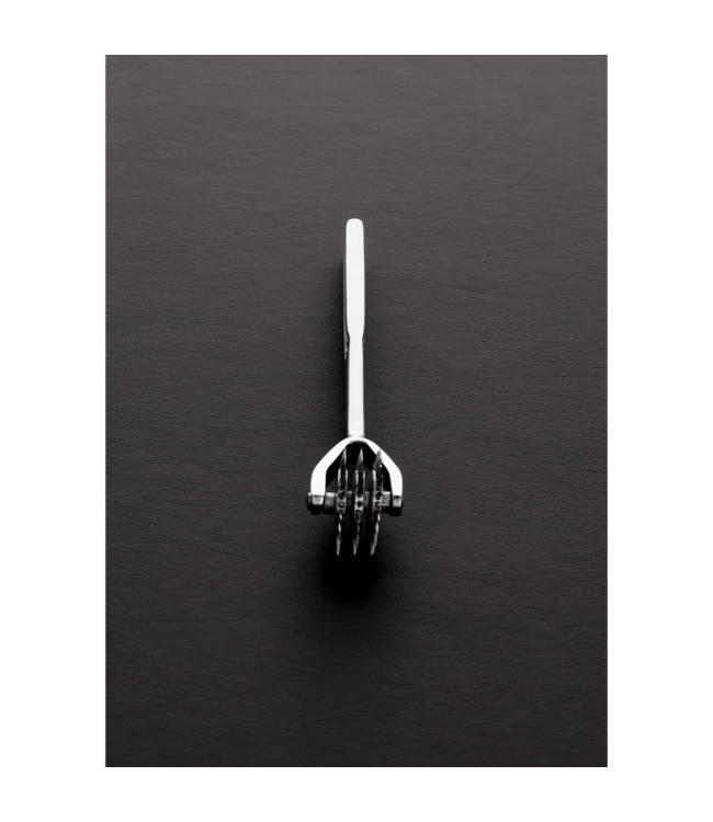 Steel by Shots Intense 3-Arm Wartenberg Wheel for Tactile Stimulation & Pleasure
