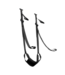 Crushious Deluxe Door Swing Black – Safe, Fun & Supports Up to 136 kg!