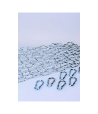Mr. Sling Durable 5x120 cm Chain Sling Kit with 10 Strong Carabiners - Safe Play!