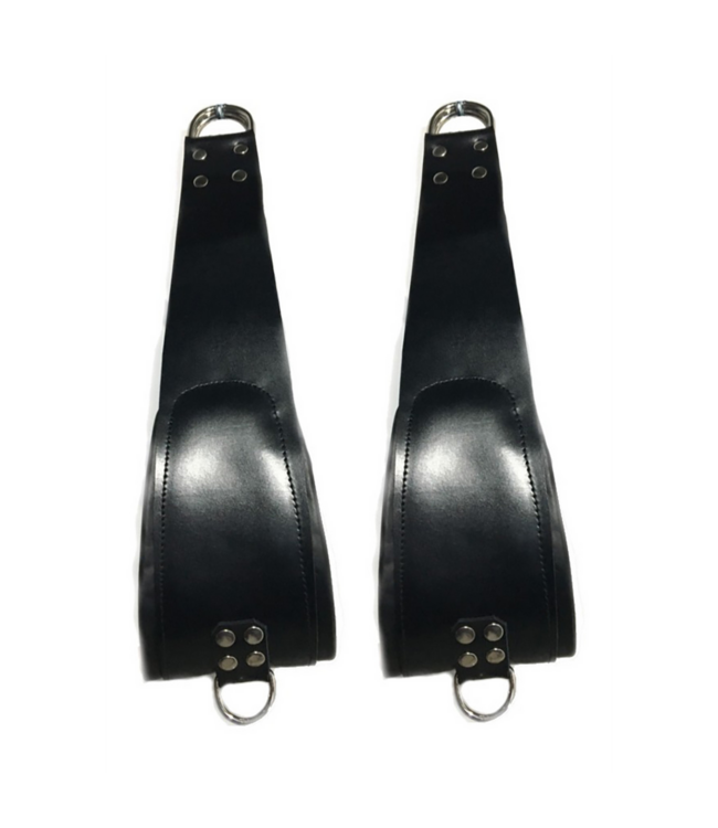 Mr. Sling Durable Leather Bondage Support Loops with Padding - Set of 2