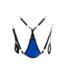 Mr. Sling Blauwe Driehoekige Canvas Draagdoek Met Metalen Karabijnhaken Mr. Sling