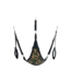 Mr. Sling Driehoekige Camouflage Canvas Sling Met Karabijnhaken En Voetsteunen