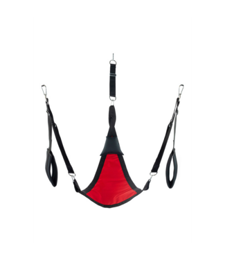 Mr. Sling Red Camouflage Triangular Canvas Sling with 4 Carabiners and Cushions