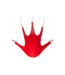 Mr. Sling Robuste Lederschlinge mit 5 Stahlpunkten – Mr. Sling in Rot für aufregende Sessions