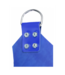 Mr. Sling Blauwe Leren Draagdoek Met 4 Metalen Ringen Van Plantaardig Gelooid Leer