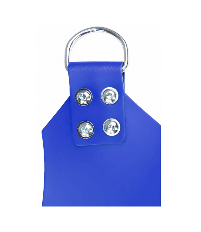 Mr. Sling Mr. Sling Blue Leather Baby Carrier with 4 Metal Rings - Premium Comfort