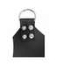 Mr. Sling Luxuriöse Ledertrage mit 4 Ringen | Bequemes Tragetuch Schwarz 100 x 62 cm