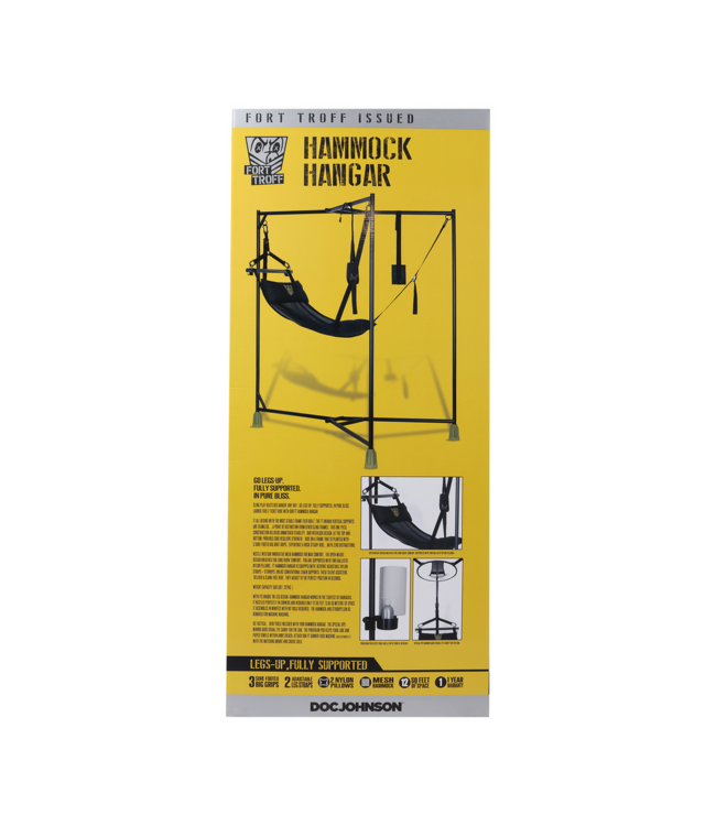 Doc Johnson FT Hammock Hangar Frame Met Mesh Sling En Verstelbare Nylon Banden
