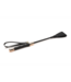 XR Brands Rijzweep Met PU-Leer Handvat 30 cm – Stevig Riding Crop Voor Spel