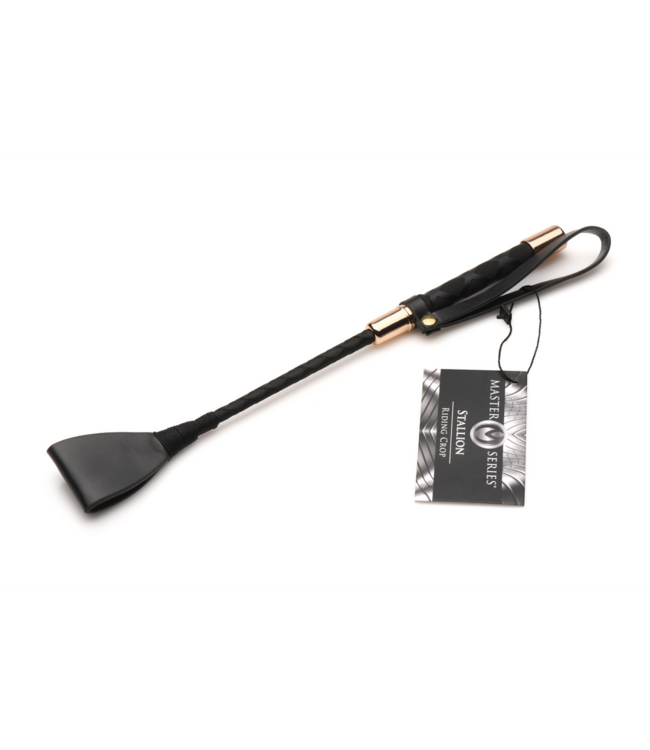 XR Brands Powerful Riding Crop - Perfect for Playful Spankings & Kinky Fun