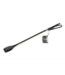 XR Brands Riding Crop 61 Cm Zwart Met Stevig PU-Leren Handvat Voor Krachtig Gebruik
