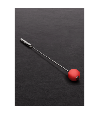 Steel by Shots Triune Crop Zweep Met Stalen Handvat En Silicone Top – 50 cm Kinky Tool