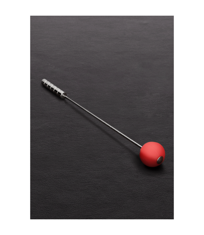 Steel by Shots Triune Kinky Whip - Steel & Silicone for Intense Play and Control
