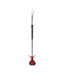 Ouch! Heart-Shaped Crop & Whip Set: Stylish Red & Black Lace for Passion