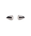 XR Brands XR Brands Magnetische Tepelklemmen Gun Metal Aluminium 1 cm