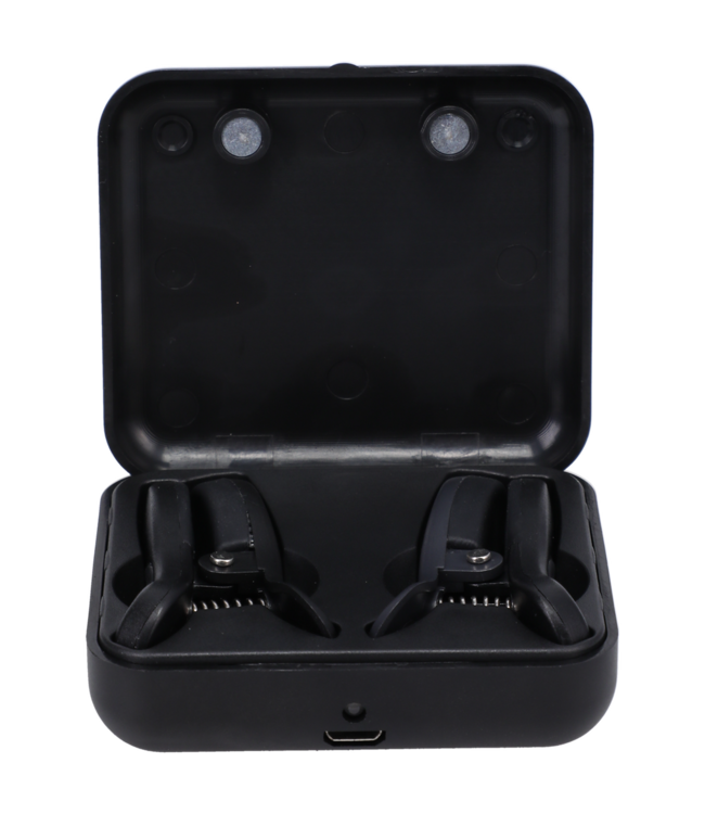 Doc Johnson Vibro Grippers: Wiederaufladbare Nippelklemmen mit kraftvollen Vibrationen
