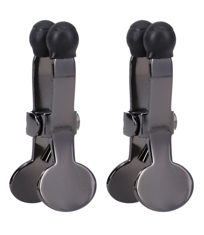 Doc Johnson Stylish Stainless Steel Nipple Clamps – Durable Comfort for Intense Wear