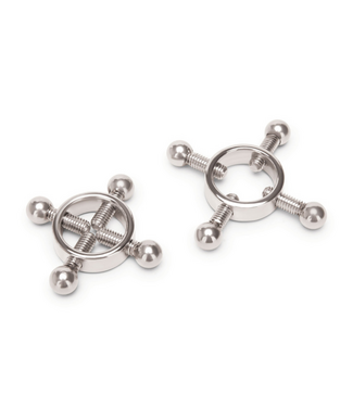Prowler Red Prowler RED 4-Way Adjustable Stainless Steel Nipple Clamps Zilver