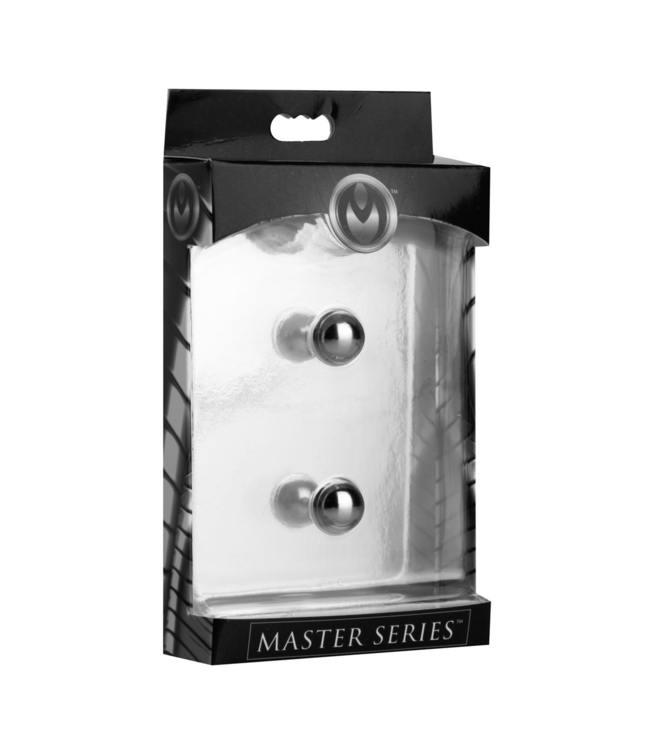 XR Brands XR Brands Ultra Magnetic Orbs XL – Twee Krachtige Magnetische Stalen Bollen