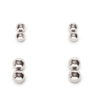 Prowler Red Prowler RED Magnetische Tepelklemmen Zilver – 4 Paar Stevige Orbs Set