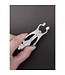 Steel by Shots Comfort & Excitement: 2 Steel Clover Nipple Clamps with Pull Tight System