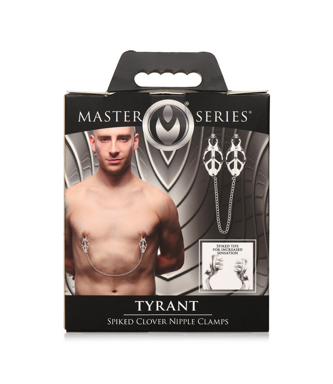 XR Brands Tyrant Spiked Clover Nippelklemmen – Ultimative Intensität für Fortgeschrittene