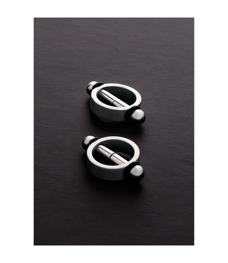 Steel by Shots Adjustable Magnetic Nipple Clamps for Intense BDSM Pleasure