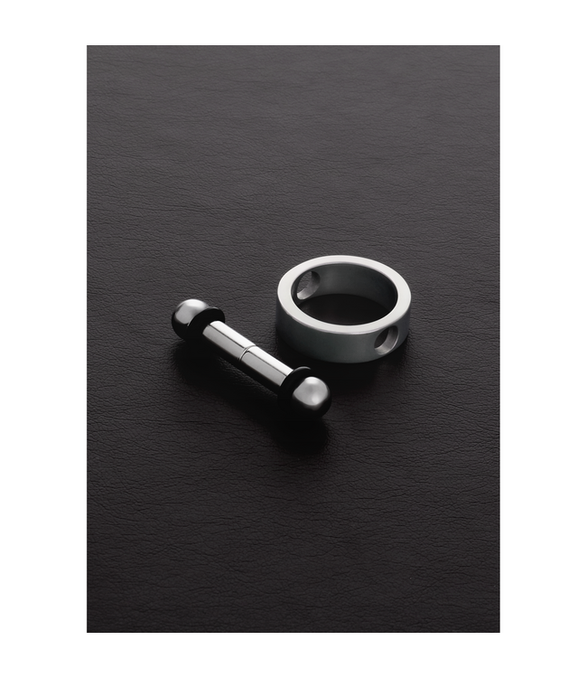 Steel by Shots Roestvrijstalen Magnetische Tepelringen Voor BDSM Bondage Sensaties