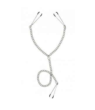 XR Brands Anais Y-Style Nippel-Klitoris-Klammern mit verstellbarem Druck für Stimulation
