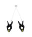Doc Johnson Pro-Niveau Hardwire Hangers Met Brede Siliconen Pads En Aluminium O-Ring