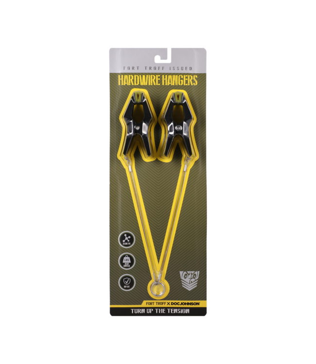 Doc Johnson Pro-Niveau Hardwire Hangers Met Brede Siliconen Pads En Aluminium O-Ring