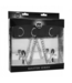 XR Brands Master Series Collar & Clamp Set – Comfortabele Submission Kraag Met Tepelklem