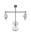XR Brands Tower of Pain Nippelklemmen Silber – Intensives Dominanzspiel mit Komfort