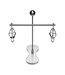 XR Brands Tower of Pain Nippelklemmen Silber – Intensives Dominanzspiel mit Komfort