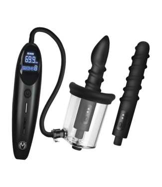 XR Brands Deluxe Rosebud Driller Set: Vibrating Silicone with 6 Suction Modes