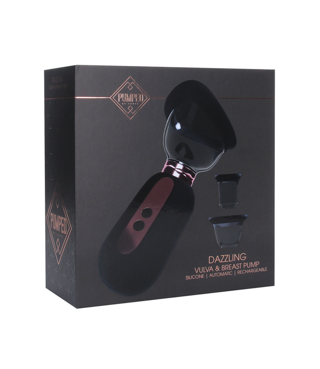 Pumped Dazzling Rechargeable Vacuum Pump for Breast & Vulva Enhancement