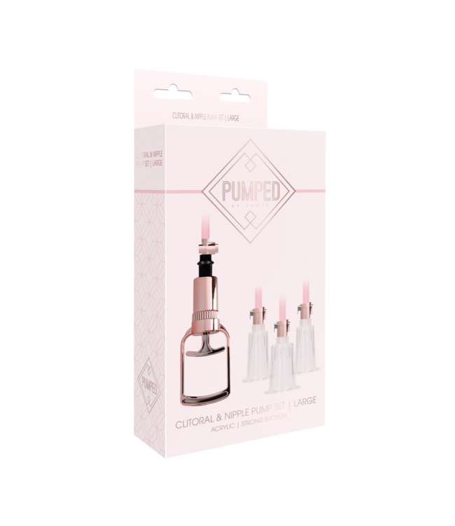 Pumped Clitoral & Nipple Pump Set - Medium-Large for Intense Pleasure